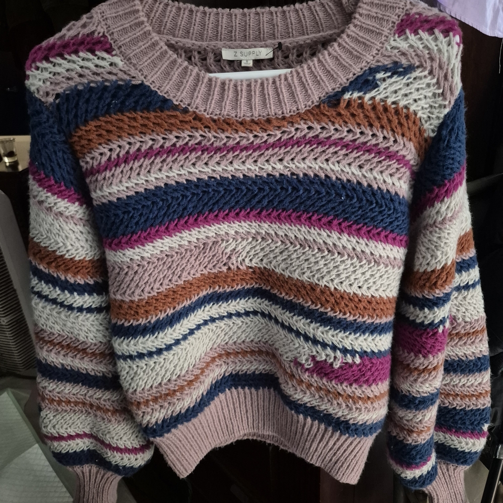 Z Supply Multicolor Striped Sweater
